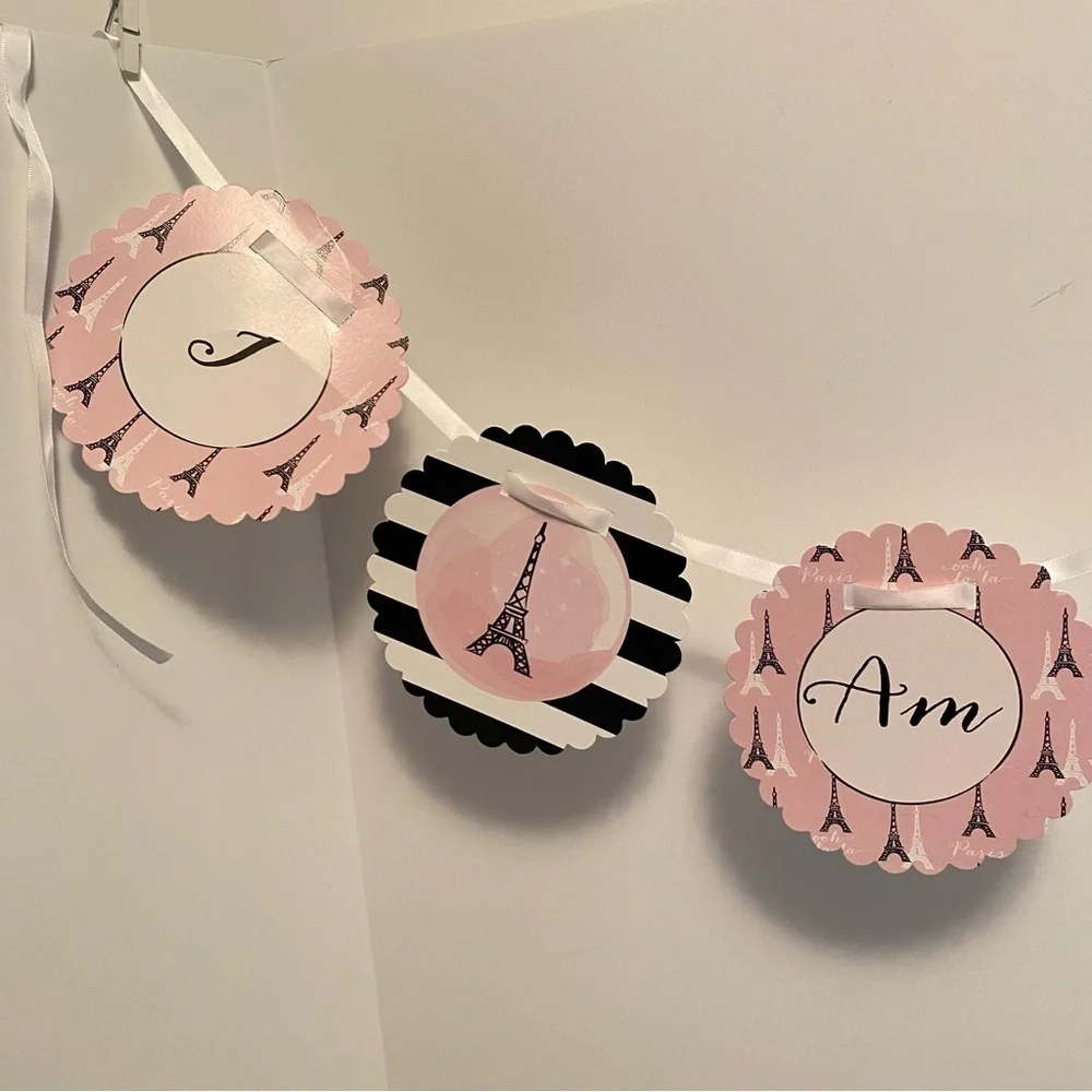 Big Dot Of Happiness Paris Ooh La La Themed First Birthday High Chair Banner